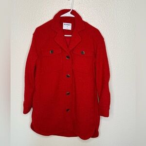 Old Navy Women's Vibrant Red Teddy Jacket